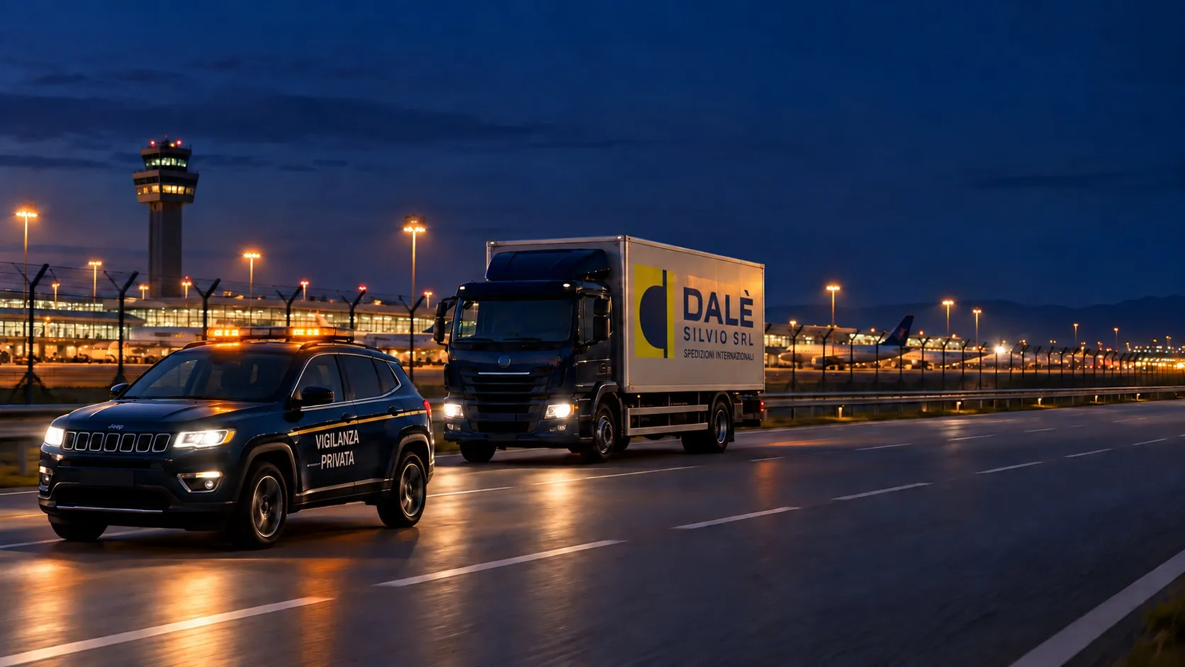 Veicolo di scorta e camion Dalè